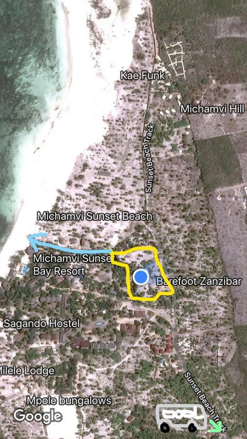 Barefoot Zanzibar Michamvi Kae Exterior photo
